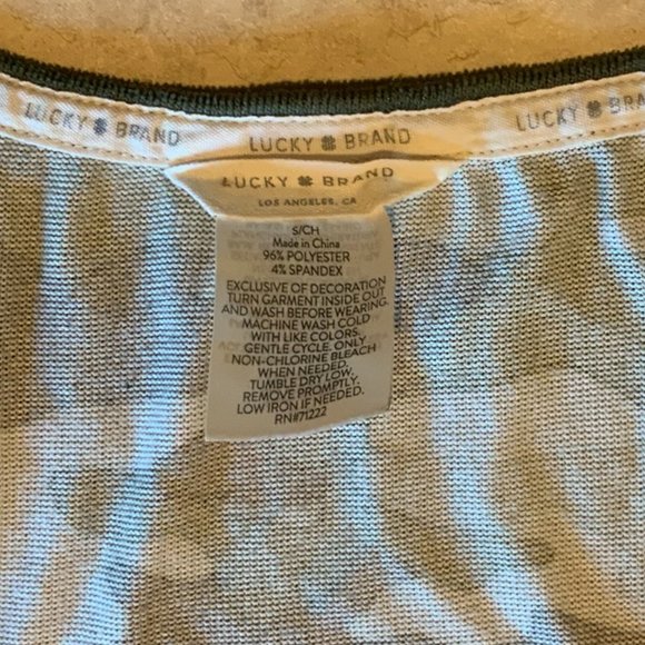 Lucky Brand Camouflage Tank Top Women's size S - Picture 6 of 6